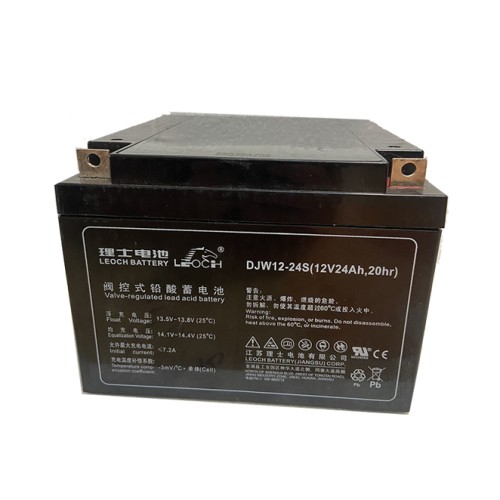 理士电瓶DJW12-24S阀控式密封铅酸蓄电池12V24AH