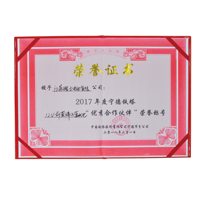 铁塔优秀合作伙伴